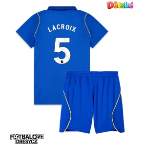 Chelsea Maxence Lacroix #5 Dětské Domácí dres komplet 2026-27 Krátký Rukáv (+ trenýrky)
